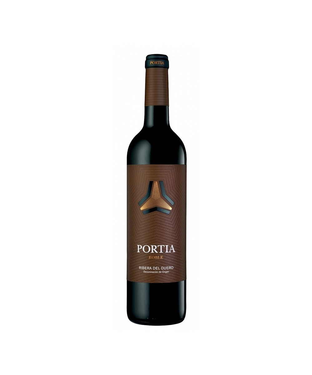 PORTIA ROBLE VINO TINTO RIBERA DEL DUERO BOTELLA 75 cl