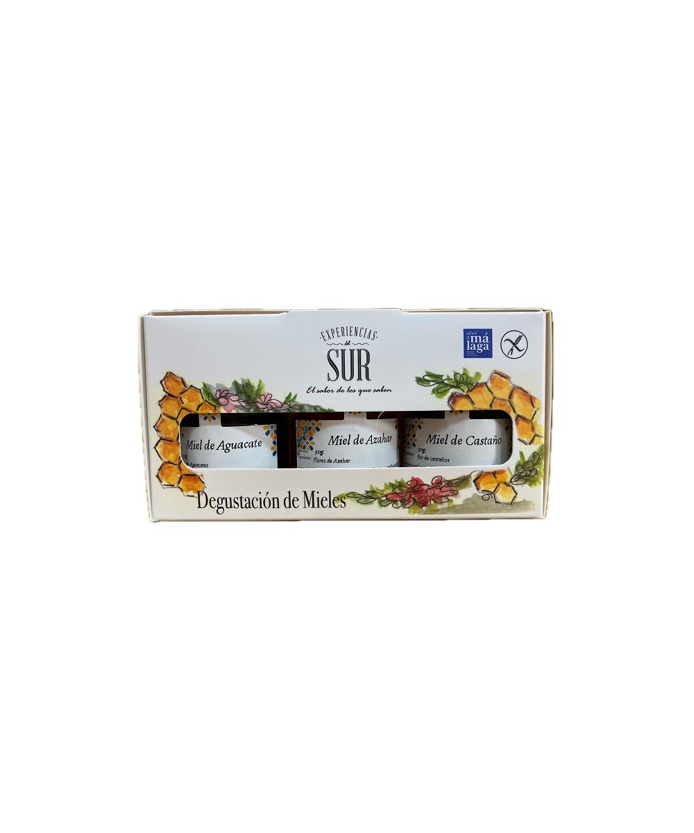 ESTUCHE DEGUSTACIÓN 3 MIELES DE 50 g. EXPERIENCIAS DEL SUR