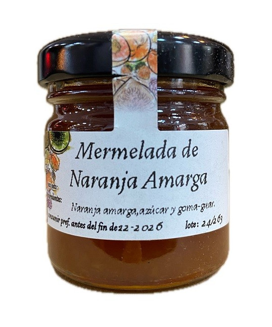 MERMELADA DE NARANJA AMARGA MINI TARRO 40 g. LA MOLIENDA VERDE