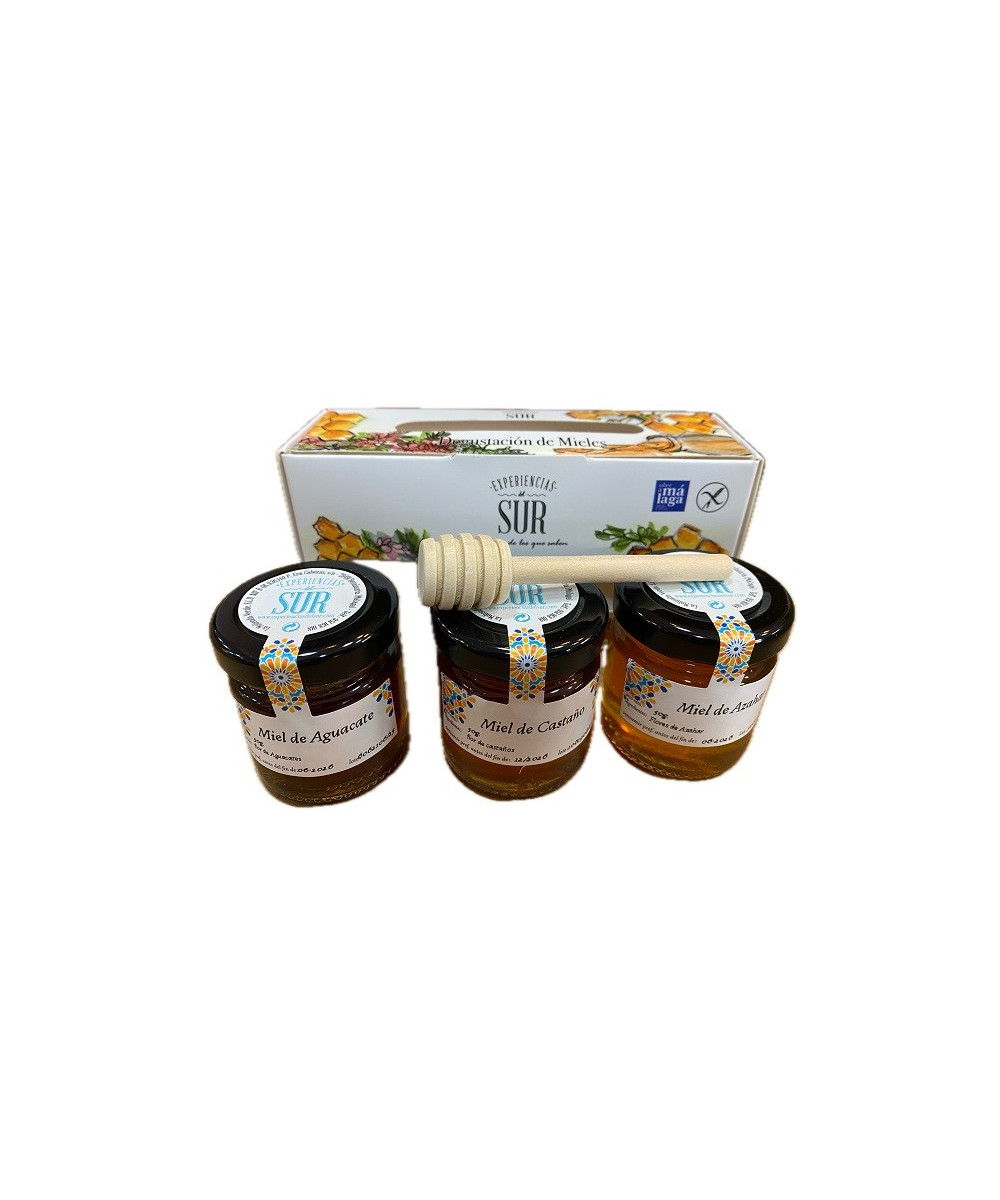 ESTUCHE DEGUSTACIÓN 3 MIELES DE 50 g. EXPERIENCIAS DEL SUR