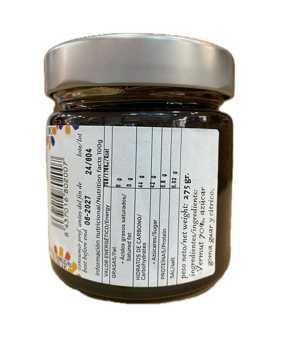 MERMELADA DE VERMOUTH 275 gr. EXPERIENCIAS DEL SUR