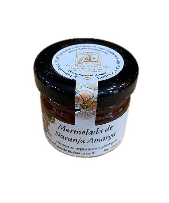 MERMELADA DE NARANJA AMARGA MINI TARRO 40 g. LA MOLIENDA VERDE