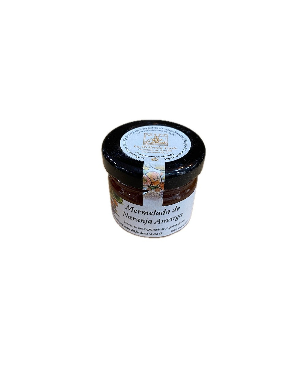 MERMELADA DE NARANJA AMARGA MINI TARRO 40 g. LA MOLIENDA VERDE