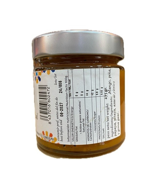 MERMELADA TROPICAL TARRO 275 gr. EXPERIENCIAS DEL SUR