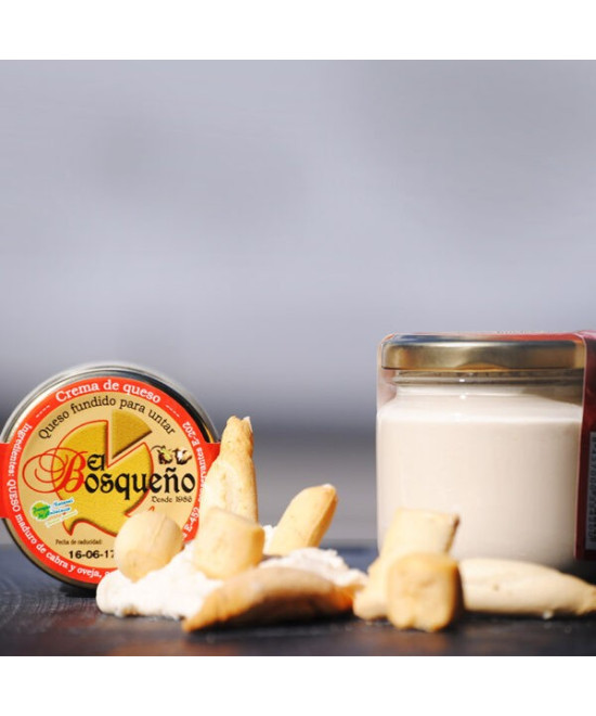CREMA DE QUESO PARA UNTAR TARRO 130 gr. EL BOSQUEÑO