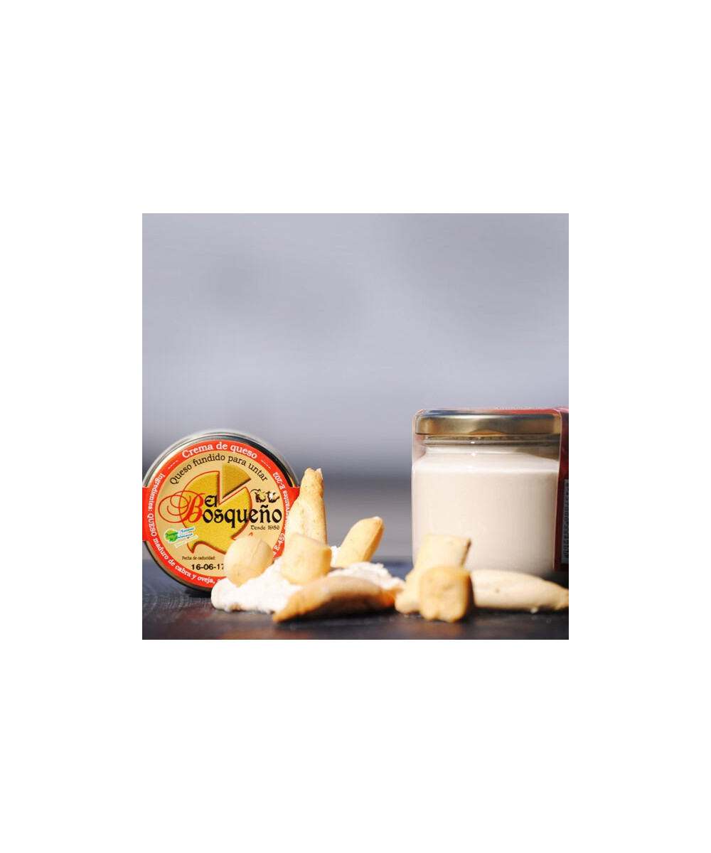 CREMA DE QUESO PARA UNTAR TARRO 130 gr. EL BOSQUEÑO