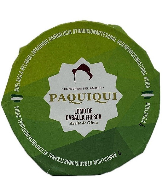 LOMO DE CABALLA FRESCA EN ACEITE DE OLIVA 580gr CONSERVAS DEL ABUELO P