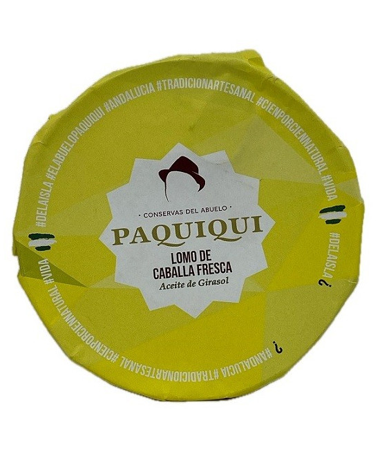 LOMO DE CABALLA FRESCA EN ACEITE DE GIRASOL 580gr CONSERVAS DEL ABUELO