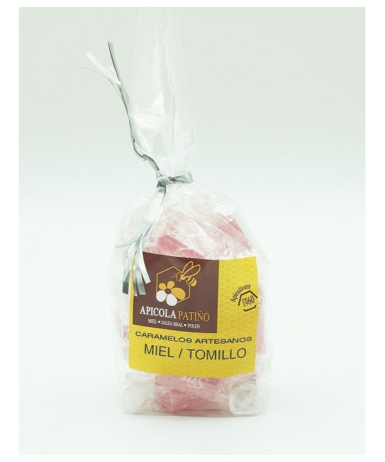 CARAMELOS MIEL Y TOMILLO 100 gr APICOLA PATIÑO CONIL CÁDIZ