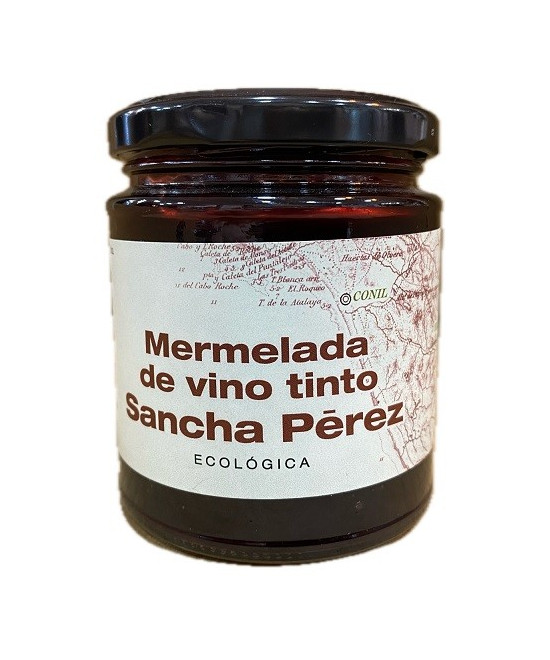 MERMELADA DE VINO TINTO ECOLÓGICA 280gr SANCHA PEREZ