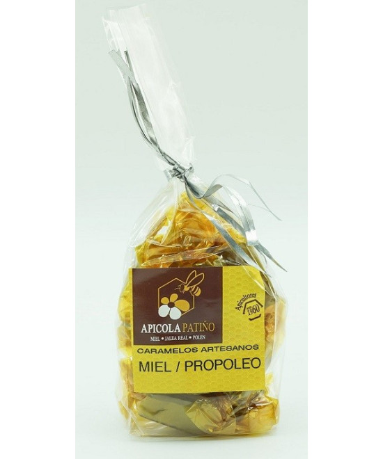 CARAMELOS ARTESANOS MIEL Y PROPOLEO 100 grs APICOLA PATIÑO CONIL CÁDIZ