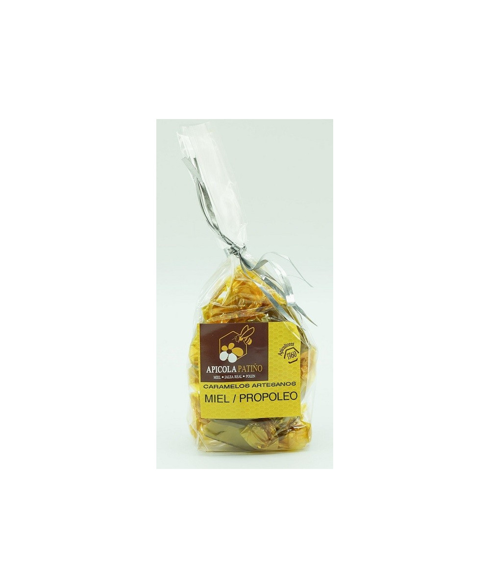 CARAMELOS ARTESANOS MIEL Y PROPOLEO 100 grs APICOLA PATIÑO CONIL CÁDIZ