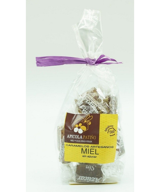 CARAMELOS ARTESANOS MIEL SIN AZUCAR 100gr APICOLA PATIÑO CONIL CÁDIZ