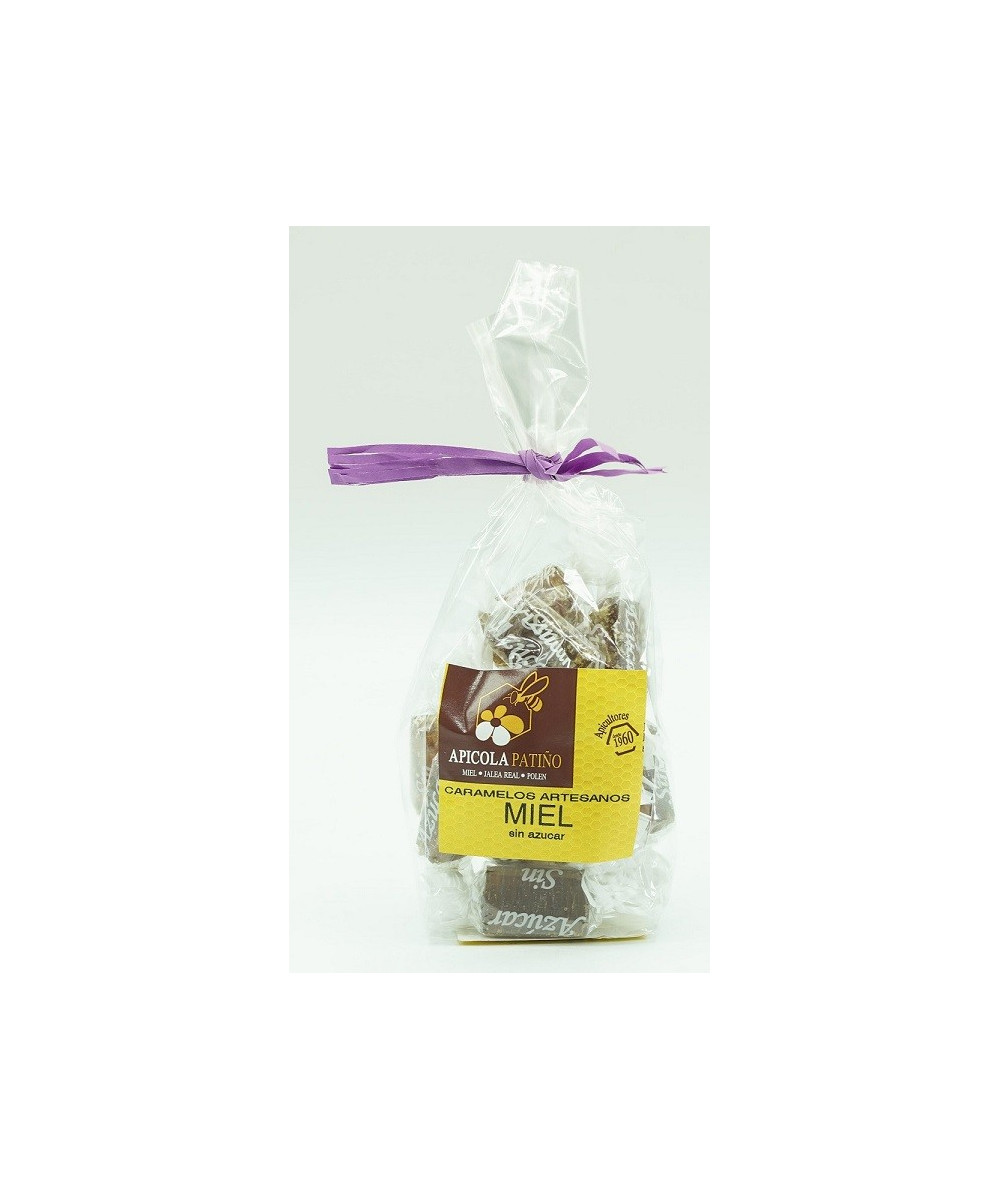 CARAMELOS ARTESANOS MIEL SIN AZUCAR 100gr APICOLA PATIÑO CONIL CÁDIZ