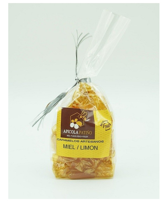 CARAMELOS ARTESANOS MIEL Y LIMÓN 100gr APICOLA PATIÑO CONIL CÁDIZ
