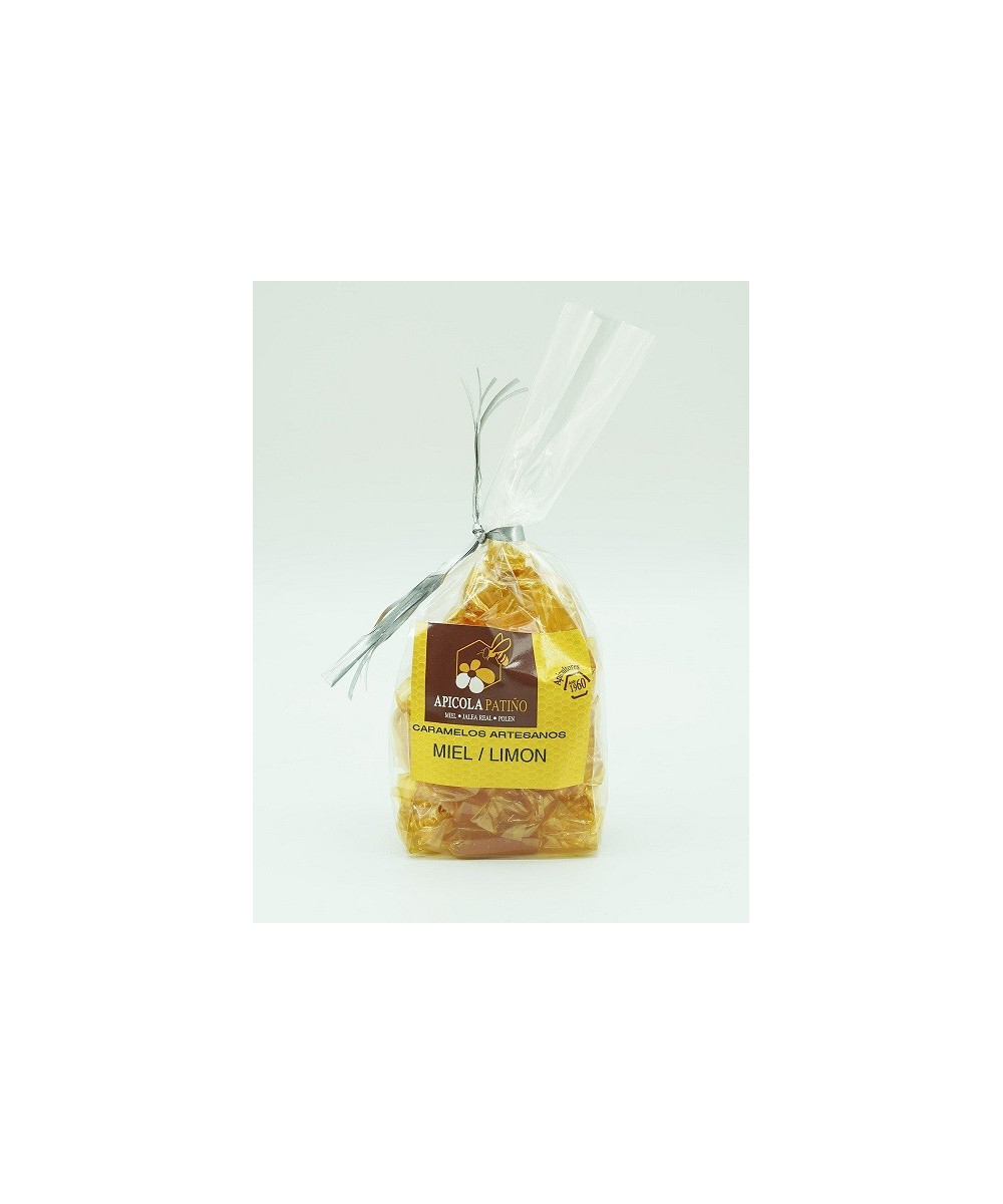 CARAMELOS ARTESANOS MIEL Y LIMÓN 100gr APICOLA PATIÑO CONIL CÁDIZ