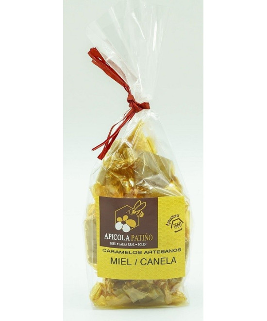 CARAMELOS ARTESANOS MIEL Y CANELA 100gr APICOLA PATIÑO CONIL CÁDIZ
