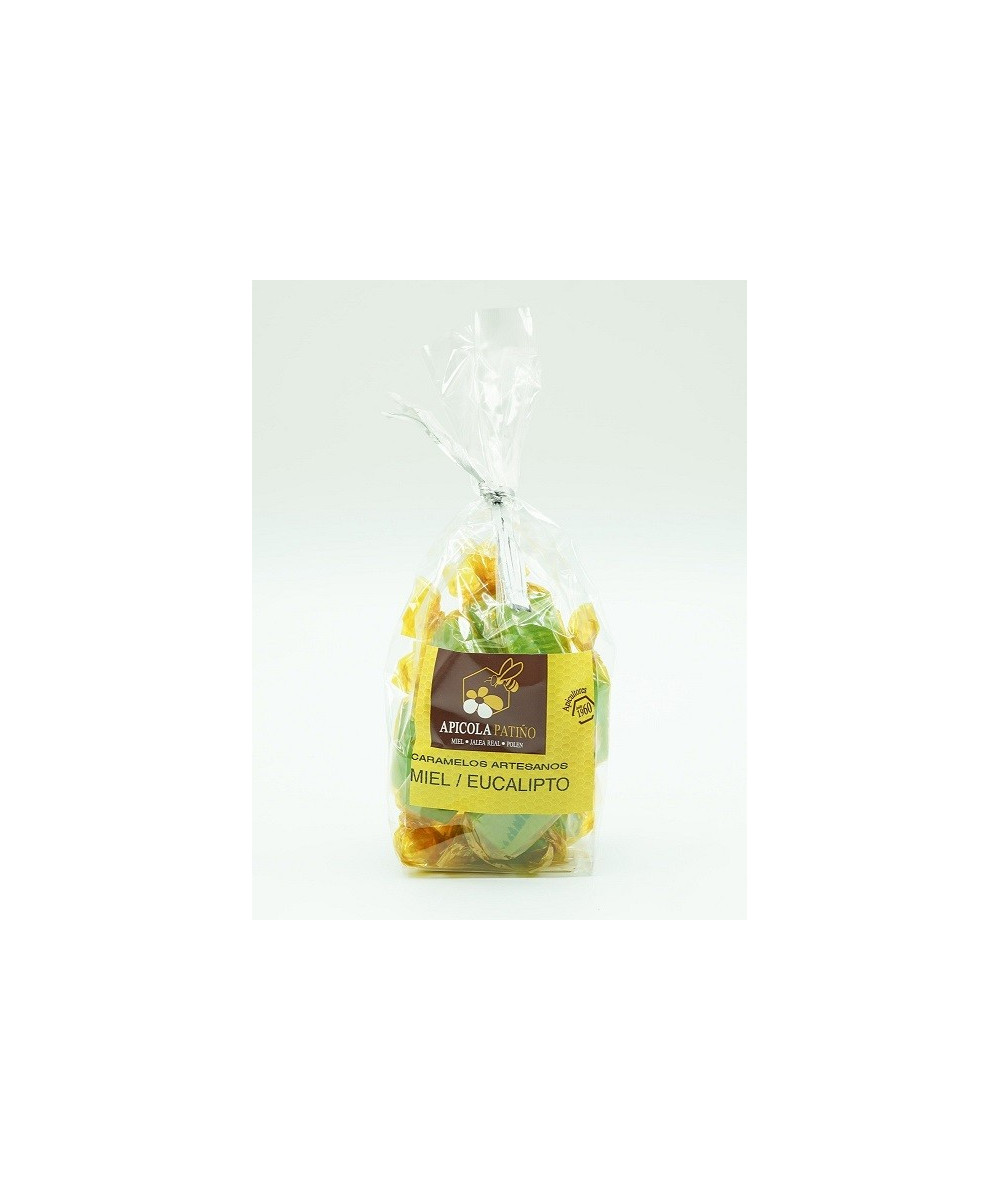 CARAMELOS ARTESANOS MIEL Y EUCALIPTO 100gr APICOLA PATIÑO CONIL CÁDIZ