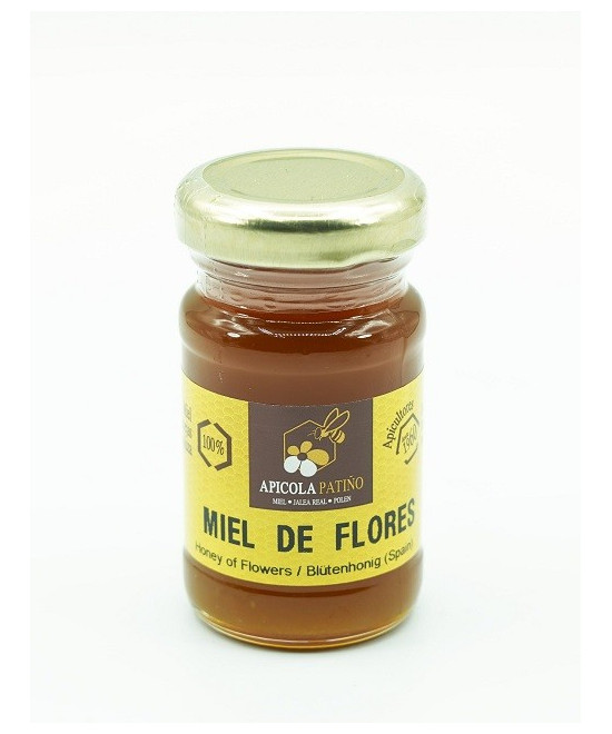 MIEL DE FLORES 80g APICOLA PATIÑO