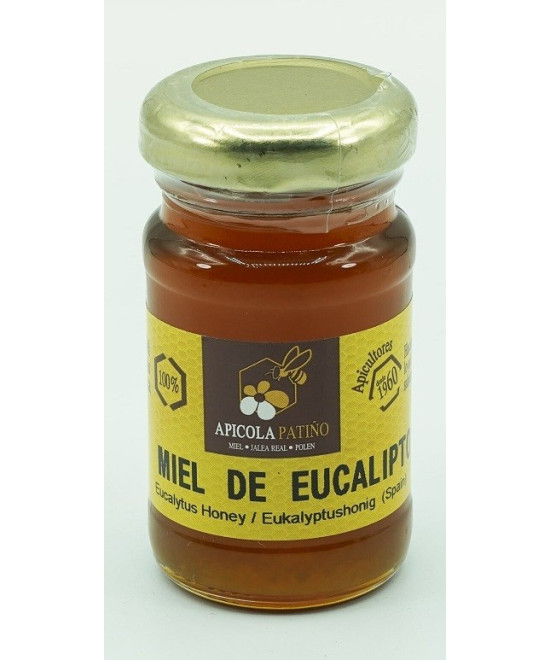 MIEL DE EUCALIPTO TARRO 80 gr. APICOLA PATIÑO CONIL CÁDIZ