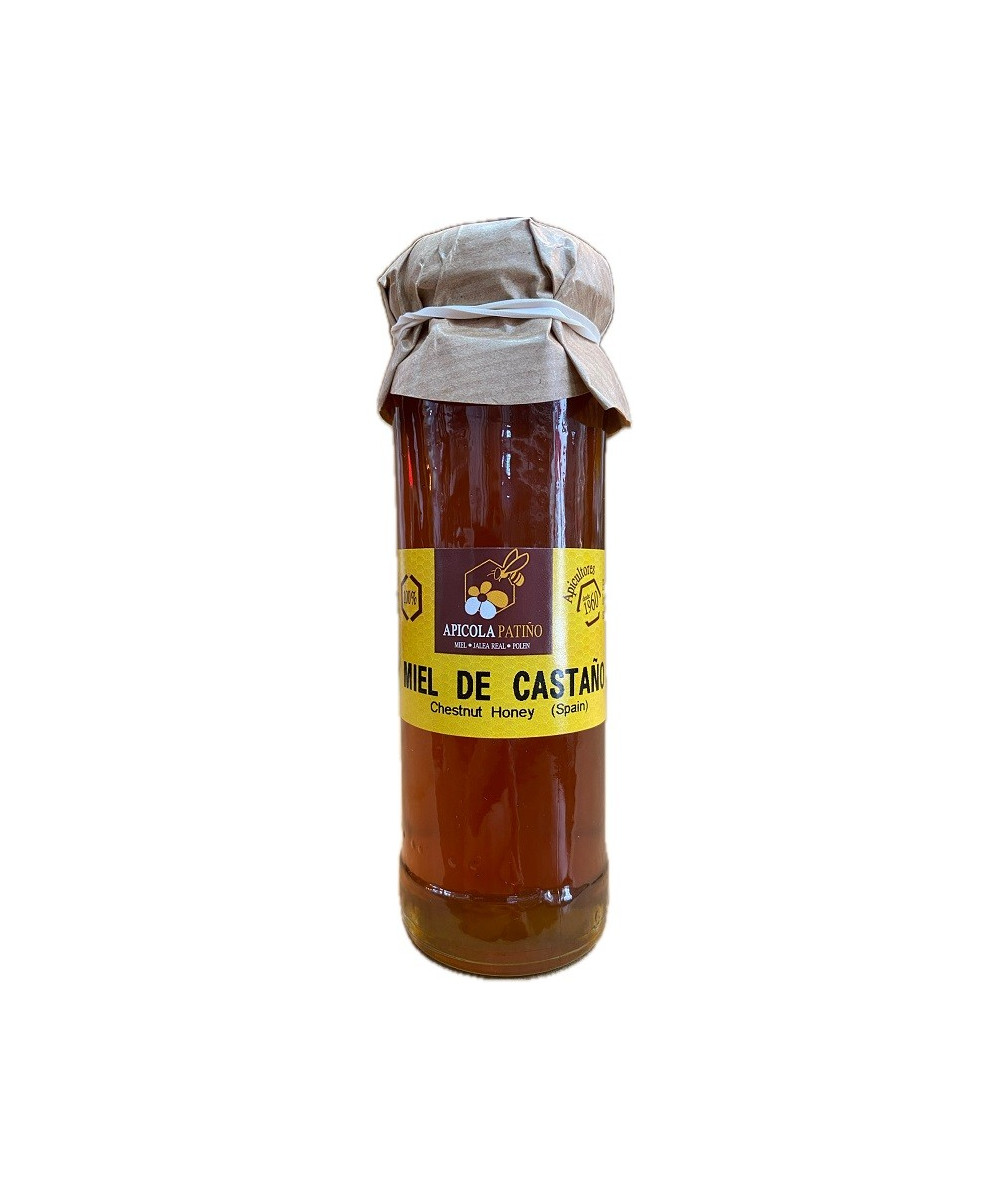 MIEL DE CASTAÑO GOURMET APÍCOLA PATIÑO 150 G – ARTESANAL DE CONIL (CÁDIZ)