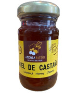 MIEL DE CASTAÑO APÍCOLA PATIÑO 80 G – TARRO GOURMET ARTESANAL DE CONIL (CÁDIZ)