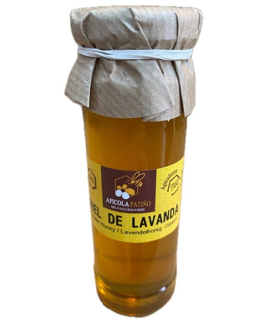 MIEL DE LAVANDA APÍCOLA PATIÑO 150 G – TARRO ARTESANAL DE CONIL (CÁDIZ)