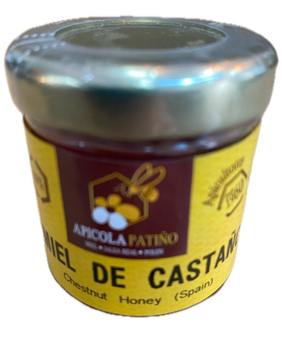 MIEL DE CASTAÑO APÍCOLA PATIÑO 60 G – TARRO ARTESANAL DE CONIL (CÁDIZ)