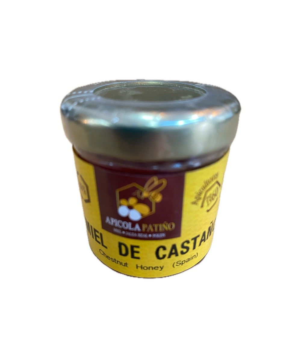 MIEL DE CASTAÑO APÍCOLA PATIÑO 60 G – TARRO ARTESANAL DE CONIL (CÁDIZ)