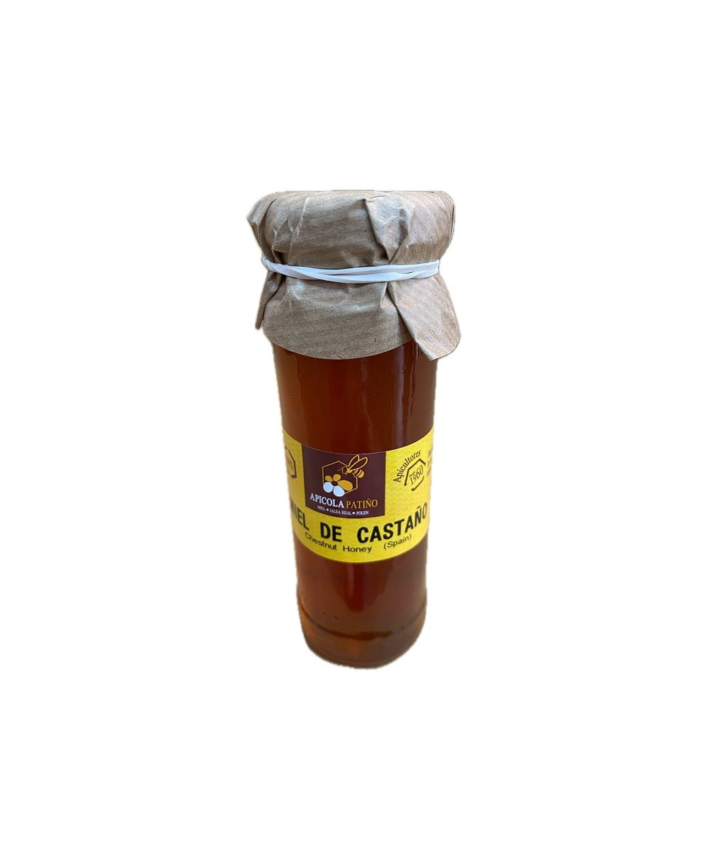 MIEL DE CASTAÑO GOURMET APÍCOLA PATIÑO 150 G – ARTESANAL DE CONIL (CÁDIZ)