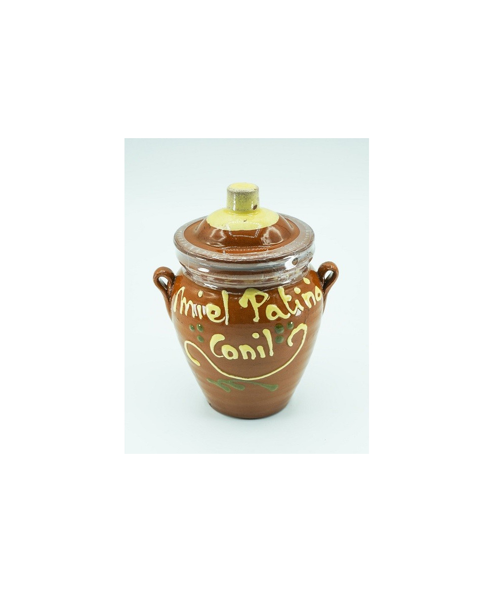 TINAJA DE BARRO 250 gr. MIEL MIL FLORES 100% NATURAL APICOLA PATIÑO
