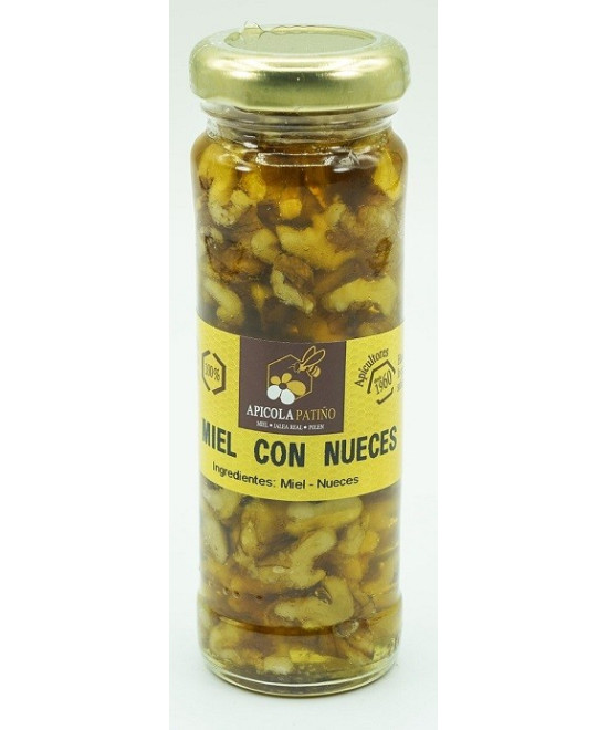 MIEL CON NUECES TARRO 150 gr. APICOLA PATIÑO CONIL CÁDIZ