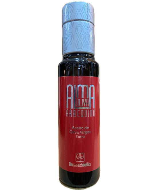 BOTELLA 100 ml ALMAOLIVA ARBEQUINO ALMAZARAS DE LA SUBBÉTICA