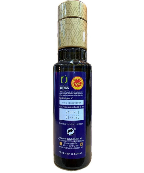 ACEITE DE OLIVA VIRGEN EXTRA 100ML SERIE ORO PARQUEOLIVA DOP PRIEGO DE CÓRDOBA