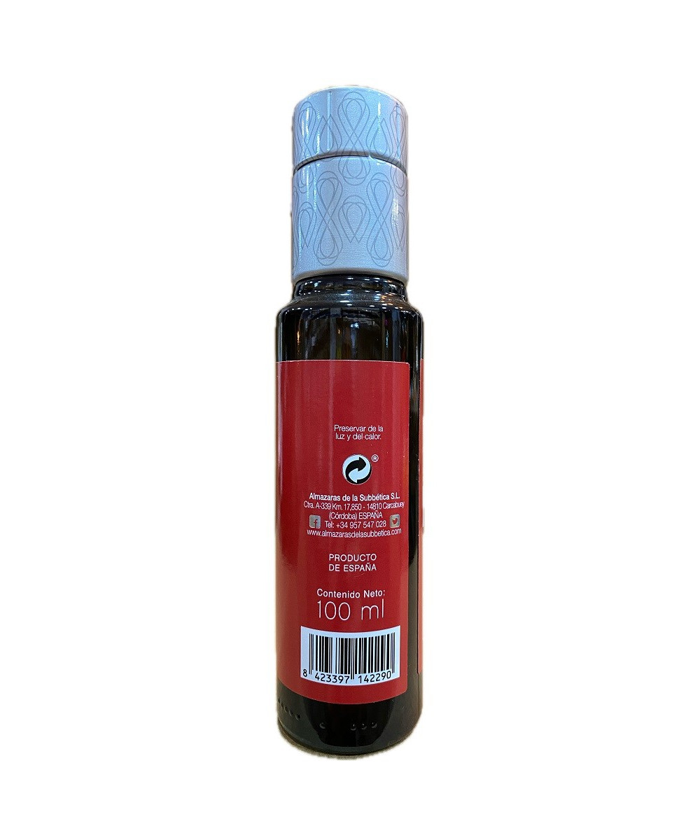 BOTELLA 100 ml ALMAOLIVA ARBEQUINO ALMAZARAS DE LA SUBBÉTICA