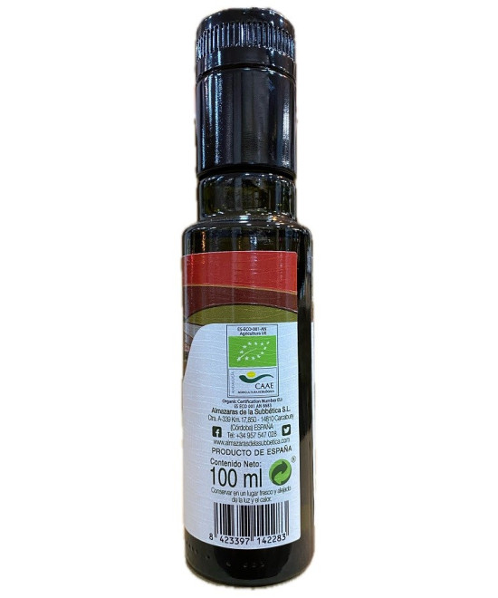 ACEITE DE OLIVA VIRGEN EXTRA 100ML RINCÓN DE LA SUBBÉTICA ECOLÓGICO DOP PRIEGO DE CÓRDOBA