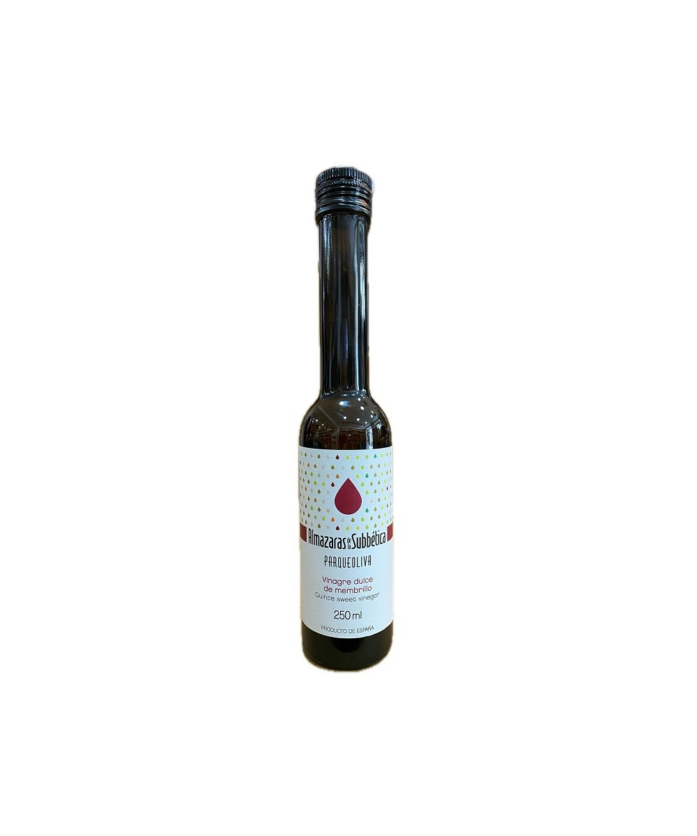 VINAGRE DULCE DE MEMBRILLO 250 ml. ALMAZARAS DE LA SUBBÉTICA  PARQUEOLIVA SABOR GOURMET DE CÓRDOBA