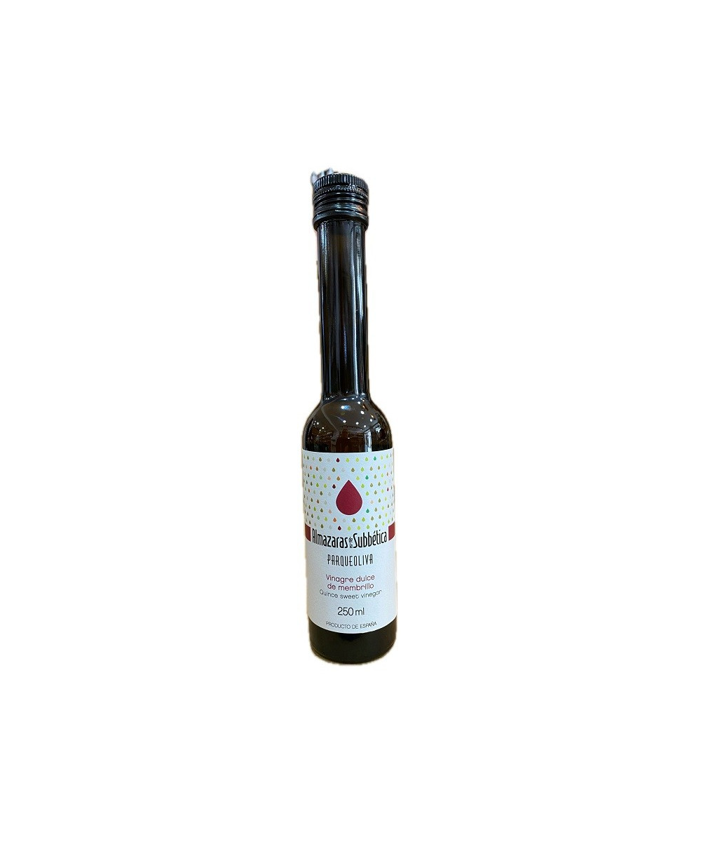 VINAGRE DULCE DE MEMBRILLO 250 ml. ALMAZARAS DE LA SUBBÉTICA  PARQUEOLIVA SABOR GOURMET DE CÓRDOBA