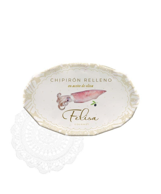 CHIPIRONES RELLENOS EN ACEITE DE OLIVA 110G FELISA GOURMET BARBATE