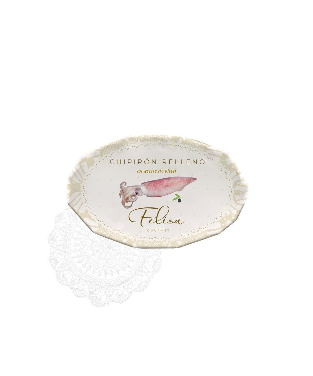 CHIPIRONES RELLENOS EN ACEITE DE OLIVA 110G FELISA GOURMET BARBATE