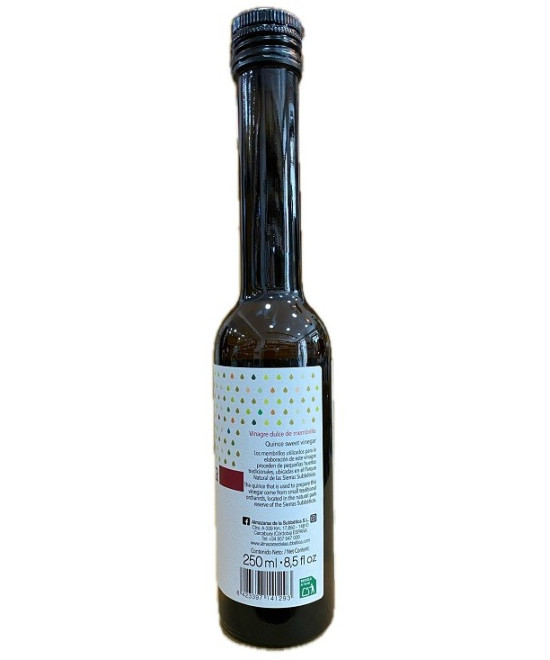 VINAGRE DULCE DE MEMBRILLO 250 ml. ALMAZARAS DE LA SUBBÉTICA  PARQUEOLIVA SABOR GOURMET DE CÓRDOBA
