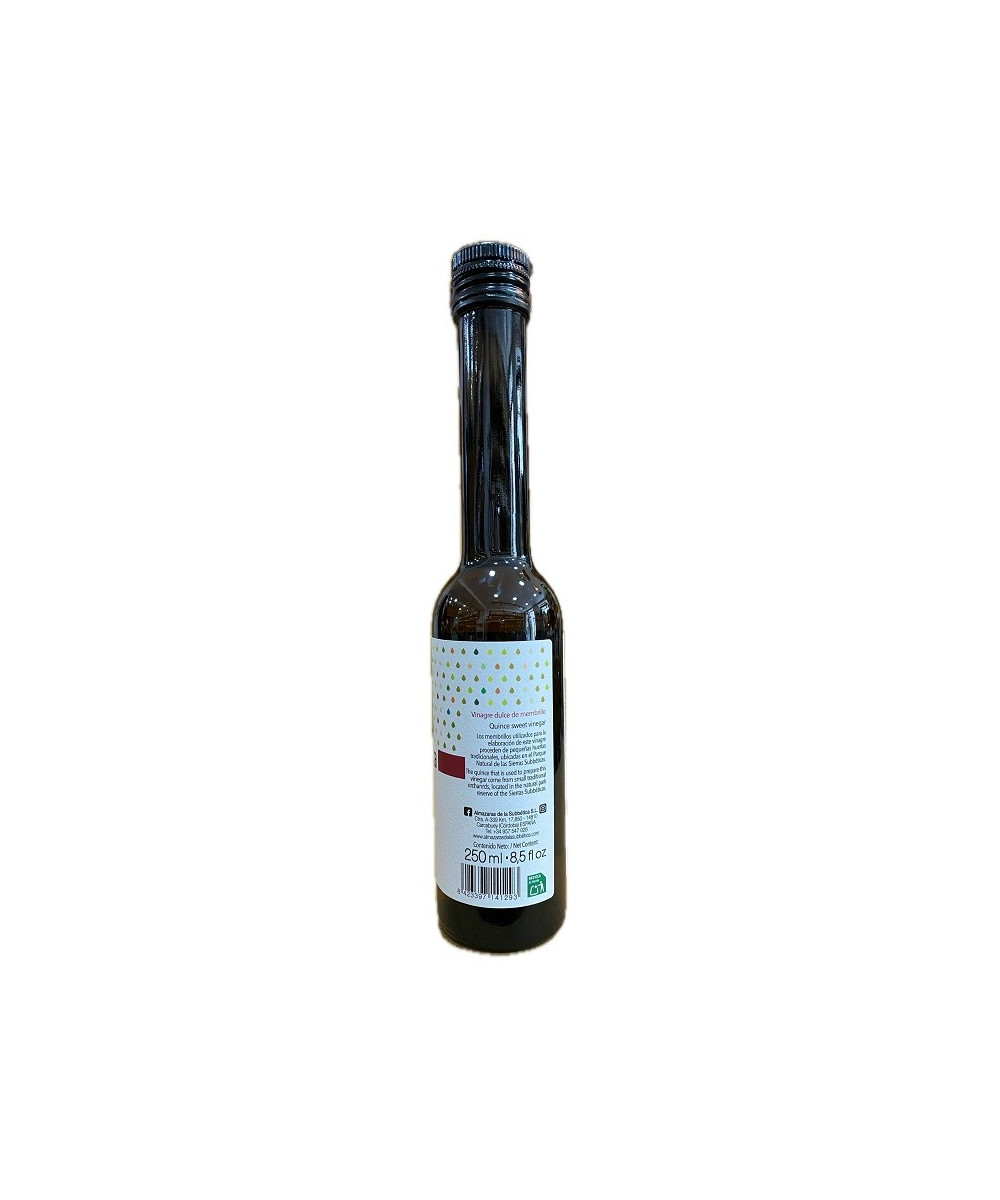 VINAGRE DULCE DE MEMBRILLO 250 ml. ALMAZARAS DE LA SUBBÉTICA  PARQUEOLIVA SABOR GOURMET DE CÓRDOBA