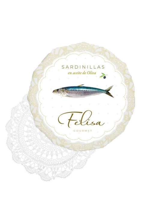 SARDINILLAS EN ACEITE DE OLIVA LATA 115gr FELISA GOURMET BARBATE