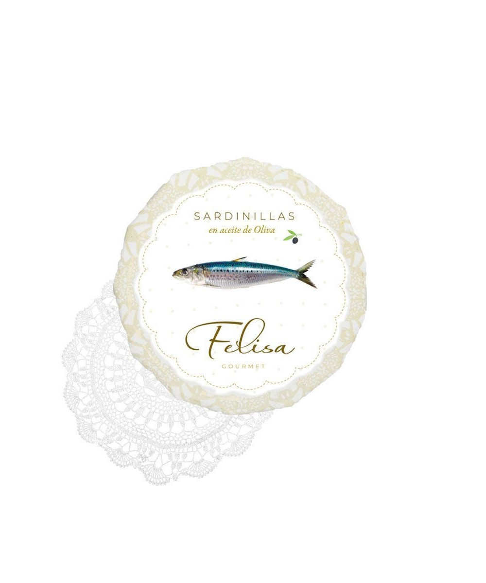 SARDINILLAS EN ACEITE DE OLIVA LATA 115gr FELISA GOURMET BARBATE
