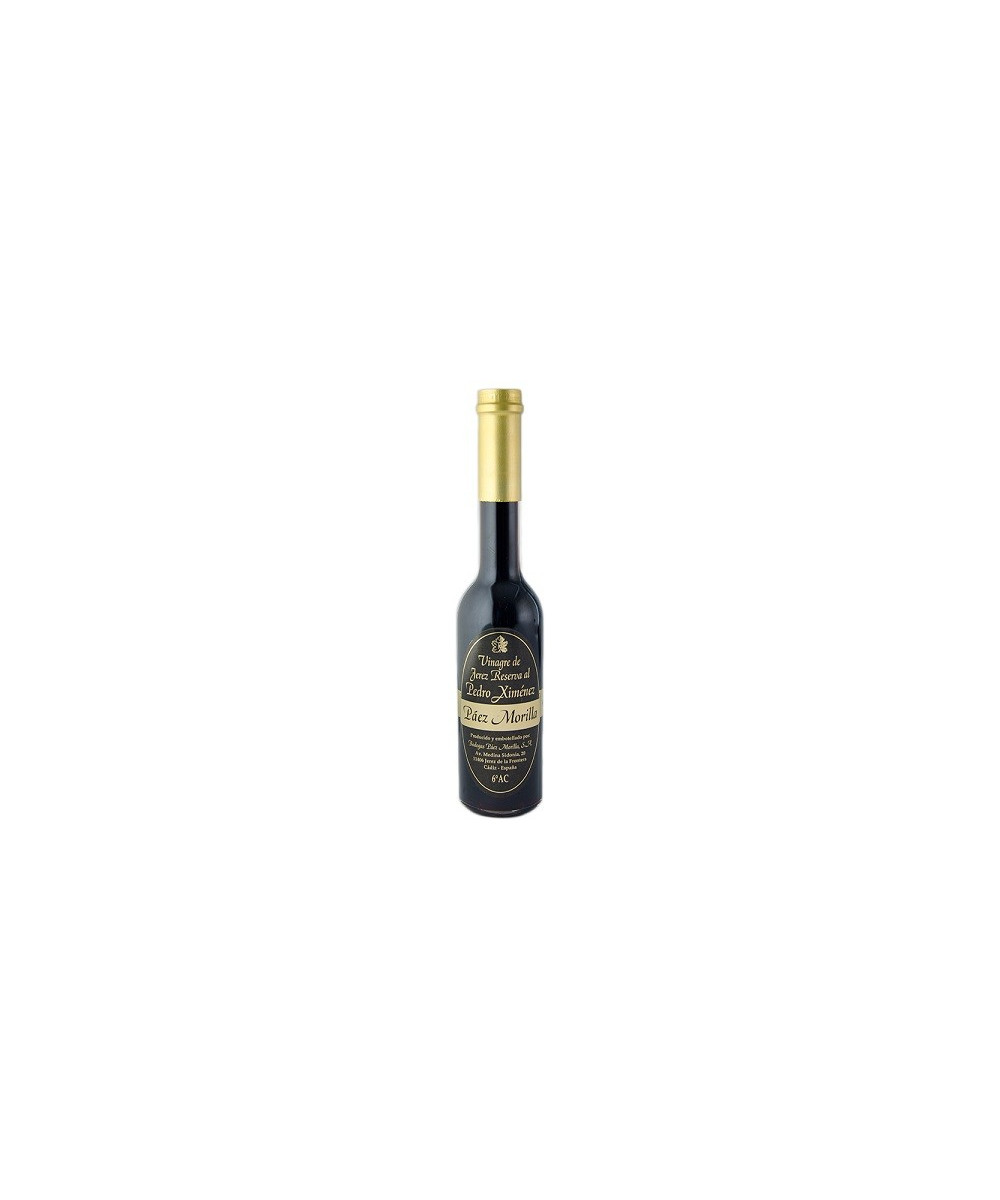VINAGRE DE JEREZ DE RESERVA AL PEDRO XIMÉNEZ DE BODEGAS PÁEZ MORILLA 250ML