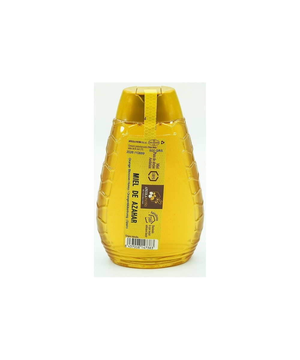 MIEL DE AZAHAR TARRO 500 gr ANTIGOTEO APICOLA PATIÑO CONIL CÁDIZ