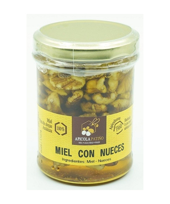 MIEL CON NUECES TARRO 250 gr APICOLA PATIÑO CONIL CADIZ