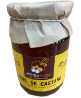 MIEL DE CASTAÑO APÍCOLA PATIÑO 500 G – TARRO ARTESANAL GRAN FORMATO DE CONIL (CÁDIZ)