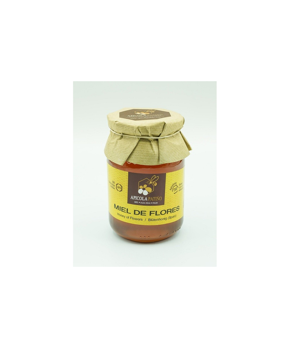 MIEL DE FLORES 500g APICOLA PATIÑO