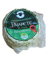MINI QUESO OVEJA A LAS FINAS HIERBAS  90 gr Aprox. QUESOS PAJARETE VILLAMARTÍN CÁDIZ
